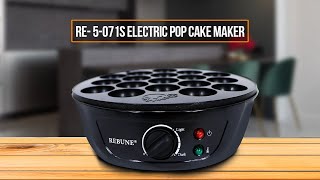 Small Appliance REBUNE RE5071S Electric Pop Cake Maker  Black [upl. by Nerty]