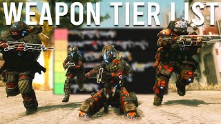 Titanfall 2 WEAPON Tier List In 2024 [upl. by Gustav]