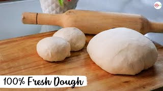 Dominos Pizza Dough Recipe  100 Authentic  TheFoodXP [upl. by Delanty]