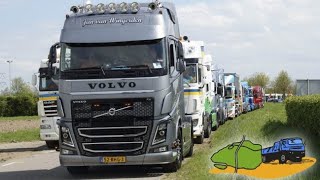 Vertrek Hoeksche Truckersrit OudBeijerland 2024 [upl. by Inotna88]