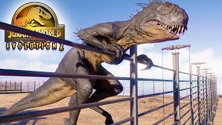 SCORPIOS REX ESCAPES JURASSIC WORLD EVOLUTION 2 [upl. by Omari]