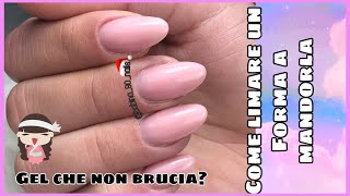 FORMA A MANDORLA  COME LIMARE AL MEGLIO LA STRUTTURA⁉️  USIAMO ICE GEL DI MICHELLENAILS [upl. by Finbur228]