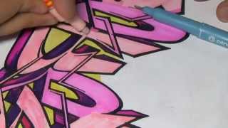 Doke  How to draw Graffiti Sketches 1 [upl. by Gracia]