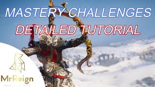 Assassins Creed Valhalla  Mastery Challenges Newest Update  Detailed Tutorial Guide [upl. by Ettenal]