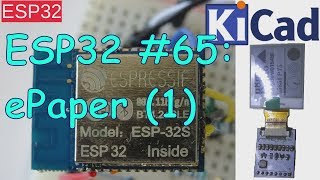 ESP32 65 ePaper 1 [upl. by Yllier]