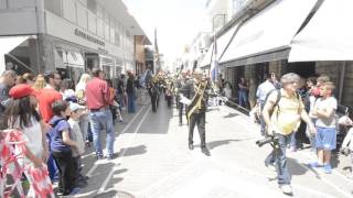 First Brigade  Polish Military March  Messolonghi City  Greece [upl. by Aihsetel]