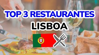 🥇 3 Mejores RESTAURANTES de LISBOA CalidadPrecio 2024 [upl. by Cruce815]