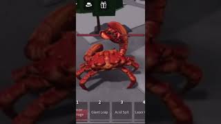 NEW SUMMER TSB UPDATECRAB BOSS SHOWCASE roblox robloxsaitamabattlegrounds fyp crab trending [upl. by Liebermann812]