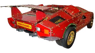 Meccano Lamborghini Countach [upl. by Goddart244]