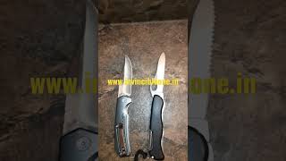 serrated vs plain edge on folding knivesshorts [upl. by Lrac]