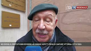 NO OVOVIA IL COMITATO NON DEMORDE «IL COMUNE ASPETTI PRIMA DI CANTARE VITTORIA»  27112024 [upl. by Aipotu]