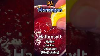 💥🍓Hallonsylt På Momangen 🍋⚡️Hallon Socker Citron 🇸🇪 raspberry hallon sweden [upl. by Annahaj]