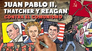 Juan Pablo II Thatcher y Reagan contra el comunismo [upl. by Cutter]