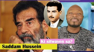 Saddam Hussein yon nonm ameriken te koule yon kafe san sik pou li [upl. by Cibis]