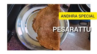 Pesarattu  Andhra special  Healthy food ytvideo pesarattu breakfast foodie healthyfood [upl. by Ahsiket]