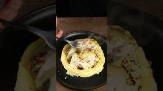 Cheesy Meatballs with Smashed Potatoes shorts shortvideo [upl. by Blithe]