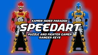 SpeedArt 10 Photoshopping Kamen Rider Paradox Puzzle and Fighter Gamer Ranger Keys [upl. by Ratib]