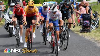 2022 Critérium du Dauphiné Stage 2  EXTENDED HIGHLIGHTS  6622  NBC Sports [upl. by Ahsemak]