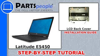 Dell Latitude E5450 LCD Back Cover Replacement Video Tutorial [upl. by Ahsatan]