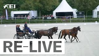 RELIVE  Dressage Competition Part 1 I FEI Driving European Championship Four in Hand [upl. by Pruchno]