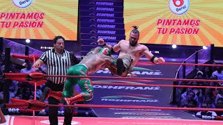 Reporte CMLL Templario Vs Flip Gordon por el campeonato mundial medio del CMLL [upl. by Eahc848]