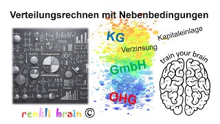 Verteilungsrechnen mit Nebenbedingungen kaufmännisches Rechnen Mathe BWL Berufskolleg [upl. by Sucam548]