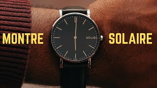 SOLIOS REVIEW  LA MEILEURE MONTRE SOLAIRE POUR LE PRIX [upl. by Procter392]