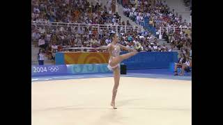 HDp50 Anna Bessonova UKR Hoop All Around Final 2004 Athens Olympic Games [upl. by Nytram561]