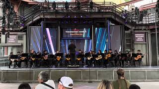 Farmersville High School Guitar performs at Disney [upl. by Nylcsoj238]