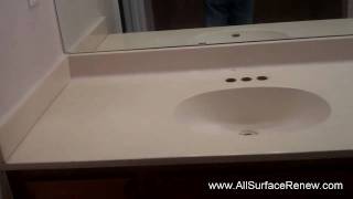 How Can I Renew A Cultured Marble Vanity We show you [upl. by Hufnagel]