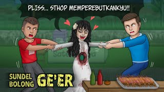 Direbutin Cogan  Sundel Bolong Geer HORORKOMEDI  Kartun Lucu Kartun Hantu Animasi Horror [upl. by Aniluj]