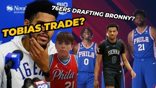 TOBIAS TRADE BRONNY JAMES nba 76ers [upl. by Idna]