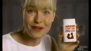 Arrid Extra Dry Sport Scent commercial 1990 [upl. by Gunthar579]