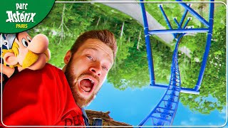 WE RODE EVERY ROLLER COASTER AT PARC ASTERIX 🤯 [upl. by Nathan]