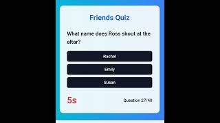 How Well Do You Know Friends  Interactive Quiz Challenge riddles [upl. by Hamian]