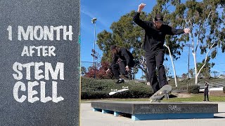 Skateboarding 1 Month After Getting Stem Cell Therapy With Guest Dave Bachinsky [upl. by Emsoc599]