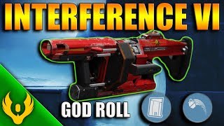 Destiny 2 Interference VI Grenade Launcher God Roll Guide Review  Season Of The Worthy [upl. by Terri887]