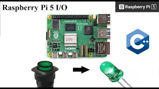 Use Raspberry Pi 5 GPIO  Push button input  LED output  ChatGTP for code  GPIOD PART 2 OF 2 [upl. by Einwat]