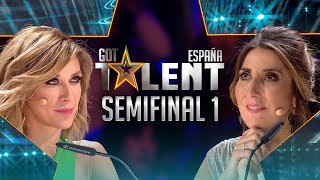 PROGRAMA COMPLETO con el jurado LLEGANDO TARDE al directo  Semifinales 01  Got Talent España 2019 [upl. by Bryant419]