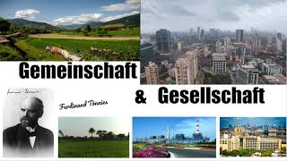 Ferdinand Tonnies Gemeinschaft and Gesellschaft [upl. by Tripp768]