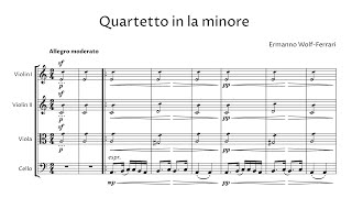 Ermanno WolfFerrari – String Quartet in A minor [upl. by Amitarp]