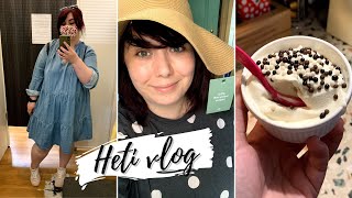 HETI VLOG 😍❣️ HampM haul  csetresz újdonságok  KÁVÉS fagyi recept [upl. by Ilatfan]