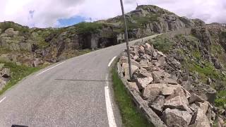 Onboard my XT600E between Sauda and Røldal in Norway Summer of 2012 [upl. by Parrie]