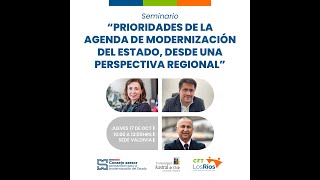 Seminario quotPrioridades de la agenda de modernización del Estado desde una perspectiva regional [upl. by Coreen]