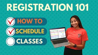 How to Schedule for Classes  Texas Tech Vlog Squad [upl. by Novaat]