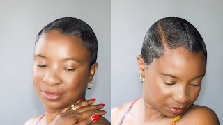 How To Sleek Down Short Hair [upl. by Uria]