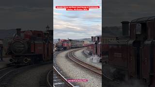 Double Fairlies at Porthmadog Station 4th October 2024 [upl. by Malone]