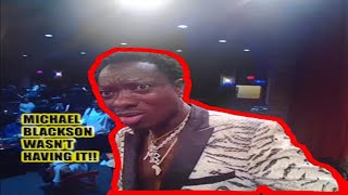 Celebrity Hug Prank Michael Blackson wasnt having it [upl. by Josias]