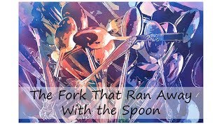 365 Seconds of Pouring Watercolor The Fork That Ran Away With the Spoon [upl. by Nnyloj]