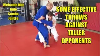 SOME EFFECTIVE THROWS AGAINST TALLER OPPONENTS [upl. by Dola]